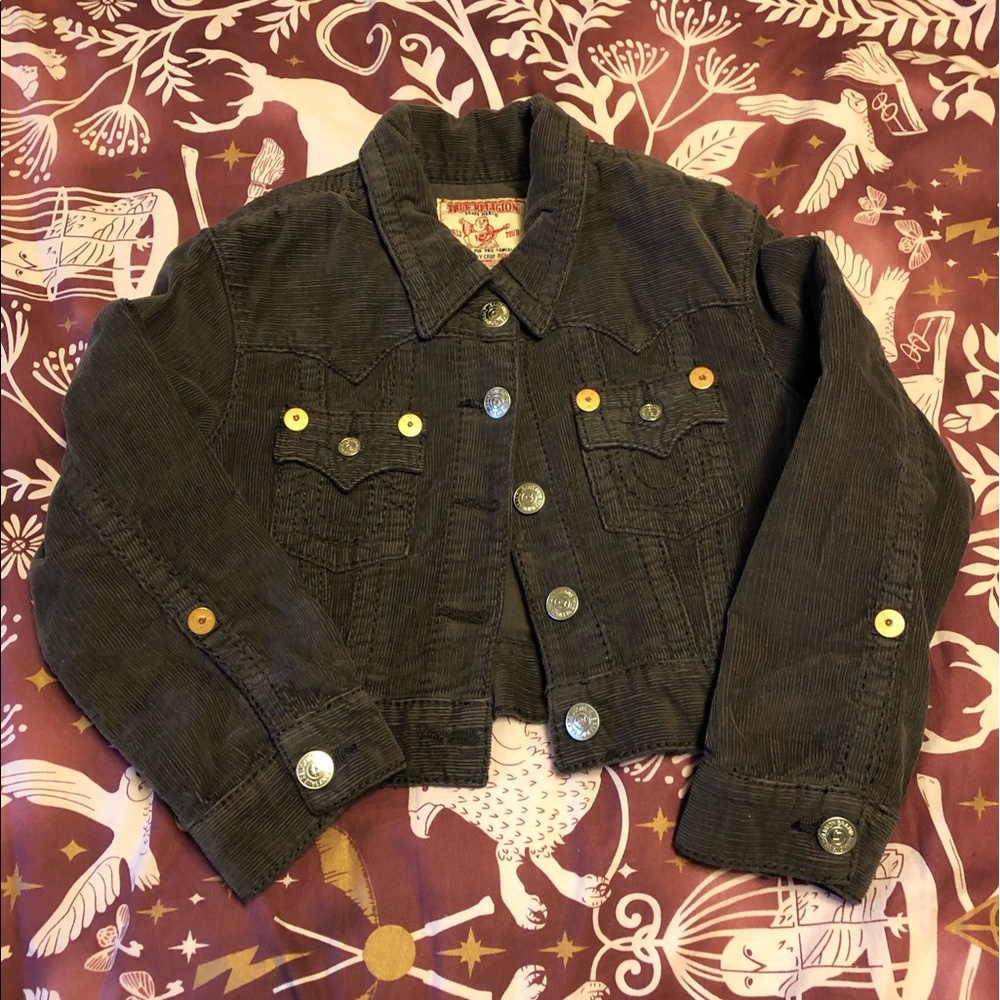 True Religion kids corduroy jacket. Size M